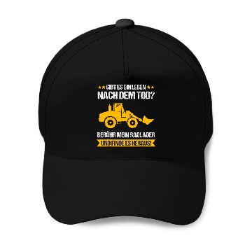 Discover Wheel Loader Construction Site Construction Worker Road Construction Gift Zip Baseball Caps