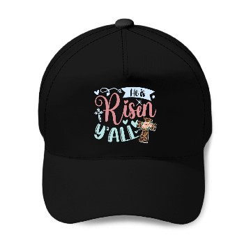 Discover He Is Risen Yall Happy Easter Baseball Tees Baseball Caps