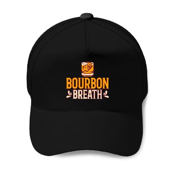 Discover Bourbon Breath Top for Bourbon Lovers Baseball Tees Baseball Caps