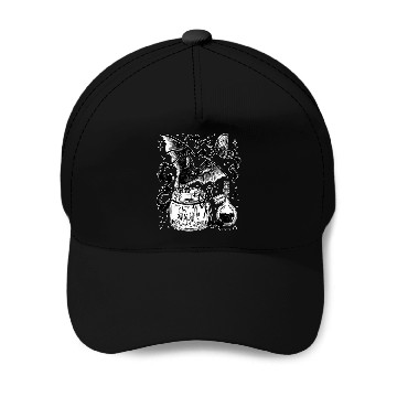 Discover Bat Demon Creature Witchcraft Satanism Baseball Tees Baseball Caps