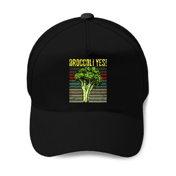 Discover Broccoli Yes Funny Vegetable Gardener 1 Baseball Caps