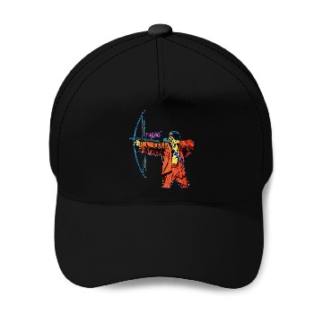 Discover Cool American Indian Warrior With Arrow Old West Comic Baseball Tees Baseball Caps