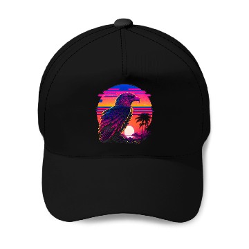 Discover Retro Aesthetic Bald Eagle Baseball Caps