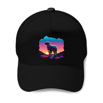 Discover Retro Aesthetic Lamb Baseball Tees Baseball Caps