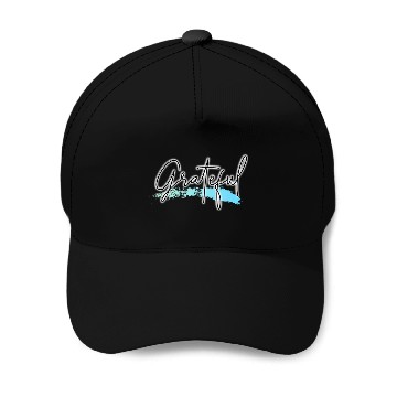 Discover Grateful art design Baseball Caps