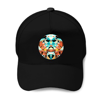 Discover Circle Abstract Geometry Art Baseball Tees Baseball Caps