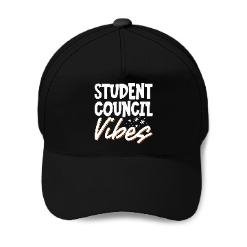 Discover Student Council Vibes 7 Baseball Tees Baseball Caps