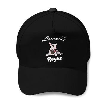 Discover Loveable Rogue Bull Terrier 359 Baseball Tees Baseball Caps