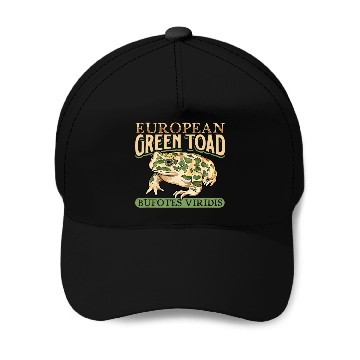 Discover European Green Toad Baseball Tees Baseball Caps
