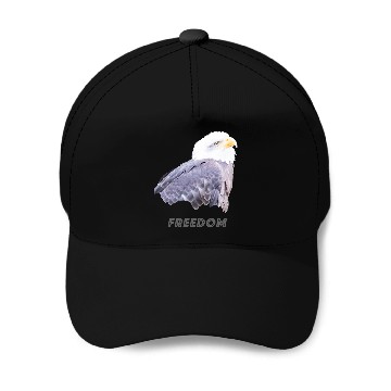 Discover Bald Eagle 21 Zip Baseball Caps