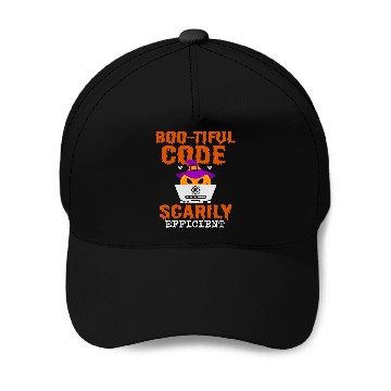 Discover Halloween Programmer Coder Software Web Developer Coding 2 Baseball Caps