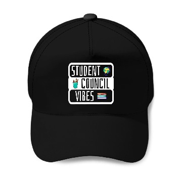Discover Student Council Vibes 12 Baseball Tees Baseball Caps