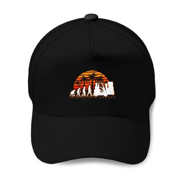 Discover Forklift Driver Evolution Retro Baseball Caps
