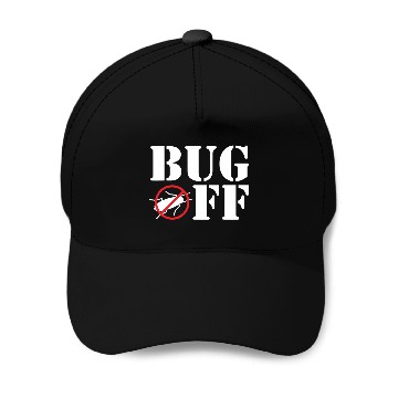 Discover Bug Off Exterminator Pest Control Zip Baseball Caps