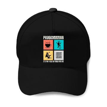 Discover funny Computer Science enthusiast Programming Its The Peace Baseball Tees Baseball Caps