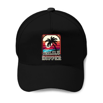 Discover Honolulu Hopper Retro Funny Graphic Tees Baseball Tees Baseball Caps
