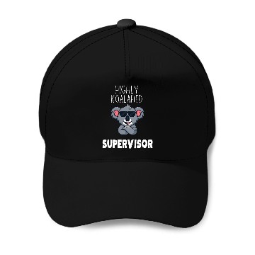 Discover Highly Koalafied Supervisor Koala Lover Baseball Tees Baseball Caps