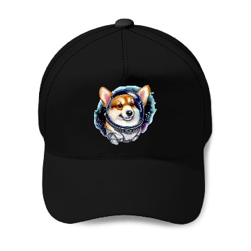 Discover Corgi Pet Cosmic Baseball Tees Baseball Caps