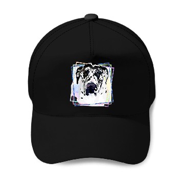 Discover Great Dane Pet Face Great Dane Lovers Baseball Caps