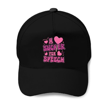 Discover A Sucker For Speech Speech Language Pathologist Valentines Baseball Tees Baseball Caps