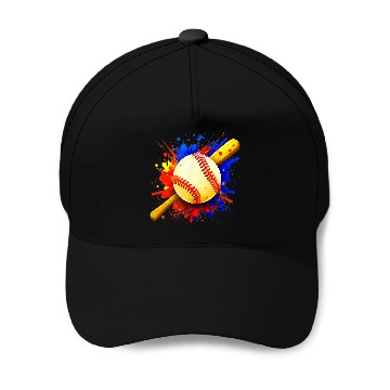 Discover Sport Baseball And Bat Splat Baseball Tees Baseball Caps