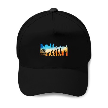 Discover Fireman Boots Evolution Volunteer Firefighter Firefighting Baseball Caps