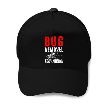 Discover Bug Removal Technician Exterminator Pest Fighter Baseball Tees Baseball Caps
