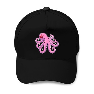 Discover Octopus Pet Starfish Baseball Tees Baseball Caps