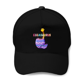 Discover Dinosaur Pet Eggasaurus Stegosaurus Easter Egg Dinosaur Funny Easter Baseball Caps
