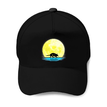 Discover Armadillo Pet Full Moon Light Baseball Tees Baseball Caps