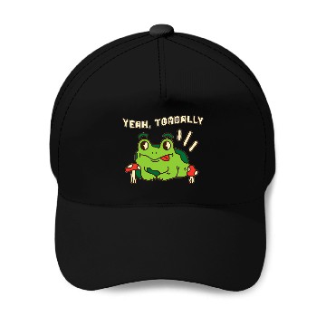 Discover Frog Pet Cottagecore Aesthetic Toad Toadally Zip Baseball Caps