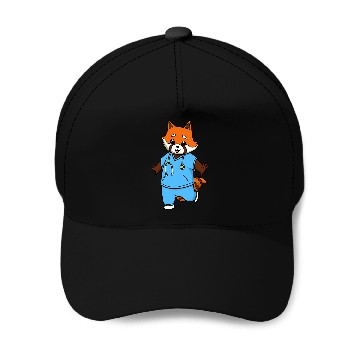 Discover nurses Job Comic red panda nurses Baseball Caps