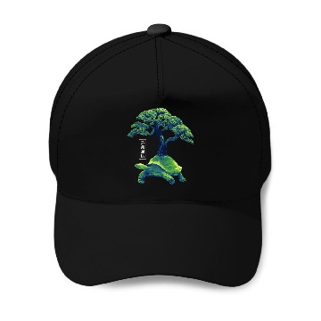 Discover Turtle Pet Bonsai Tree Turtle Japan Art Design Baseball Tees Baseball Caps