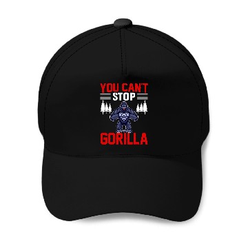 Discover Gorilla Pet You Cant Stop Gorilla Baseball Tees Baseball Caps