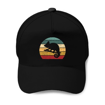 Discover Chameleon Pet vintages Design Baseball Tees Baseball Caps