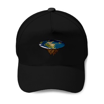 Discover Flat Earth Society 2Flat Earth Map Model Globe Baseball Tees Baseball Caps