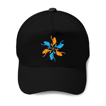 Discover Chameleon Pet Animal Mandala Pattern 1 Baseball Caps