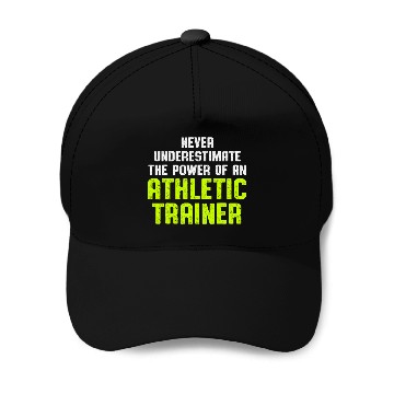Discover Athletic Trainer Gym Coachs Never Wellness Coaching Baseball Tees Baseball Caps