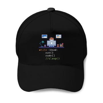 Discover Python Pet Computer Science Python Programmer Gift Eat Code Sleep Baseball Caps