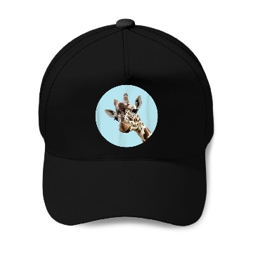 Discover Giraffe Pet Face Baseball Tees Baseball Caps