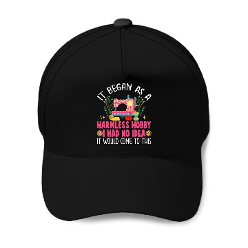 Discover Funny Quilting Gift Quilter Patchwork Sew Machine Fabric Baseball Tees Baseball Caps