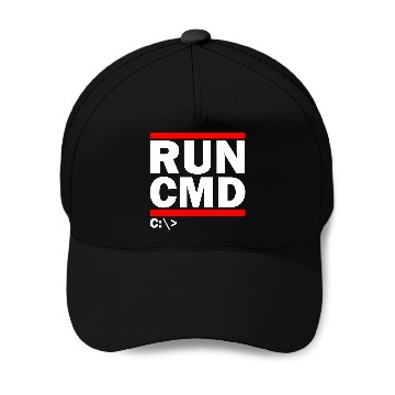 Discover Admins Programmers Run CMD Baseball Caps
