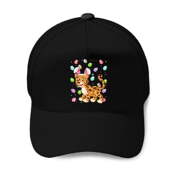 Discover Funny Easter jaguarss Easter Bunny Ears Easter Eggs Hunting Baseball Tees Baseball Caps