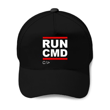 Discover Admins Programmers Run CMD 2 Zip Baseball Caps