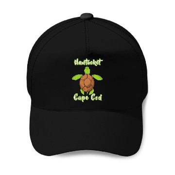Discover Turtle Pet distressed nantucket island cape cod summer vacation turtle Baseball Tees Baseball Caps