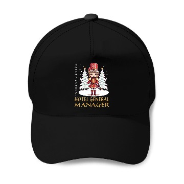 Discover Hotel General Manager Christmas Classic Female Nutcracker Baseball Tees Baseball Caps