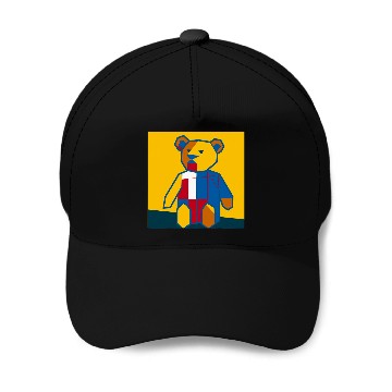 Discover Bear Pet Constructivist Teddy Bear Baseball Caps