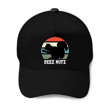 Discover Squirrel Pet Deez Nutz Nutcracker Squirrel Gopher Chipmunk Dees Nuts Baseball Tees Baseball Caps