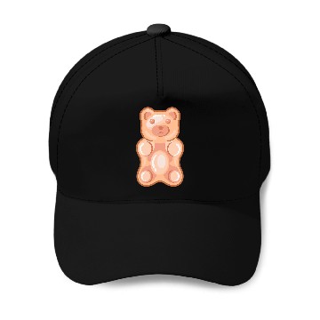 Discover Bear Pet Clear Gummy Bear Baseball Tees Baseball Caps