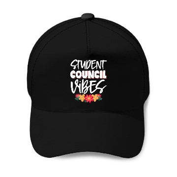 Discover Student Council Vibes Baseball Tees Baseball Caps